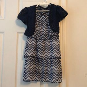 George little girl navy dress